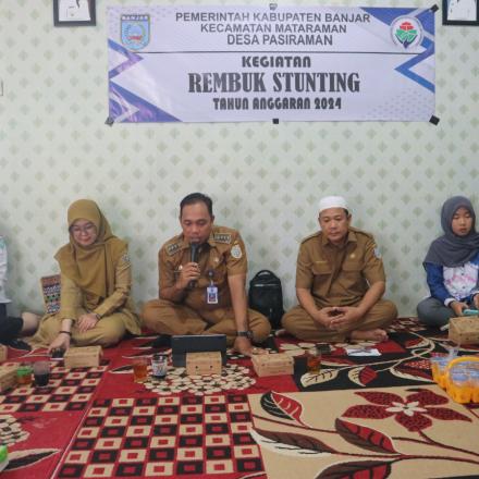 Rembuk Stunting Desa Pasiraman Tahun 2024